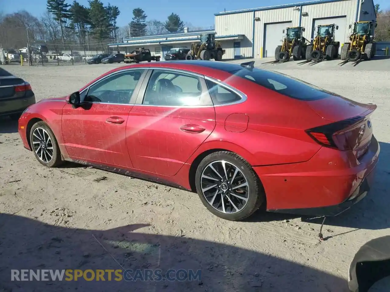 2 Photograph of a damaged car 5NPEH4J22MH086071 HYUNDAI SONATA 2021
