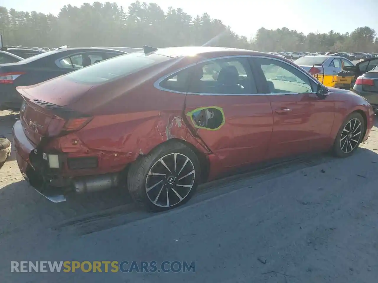 3 Photograph of a damaged car 5NPEH4J22MH086071 HYUNDAI SONATA 2021