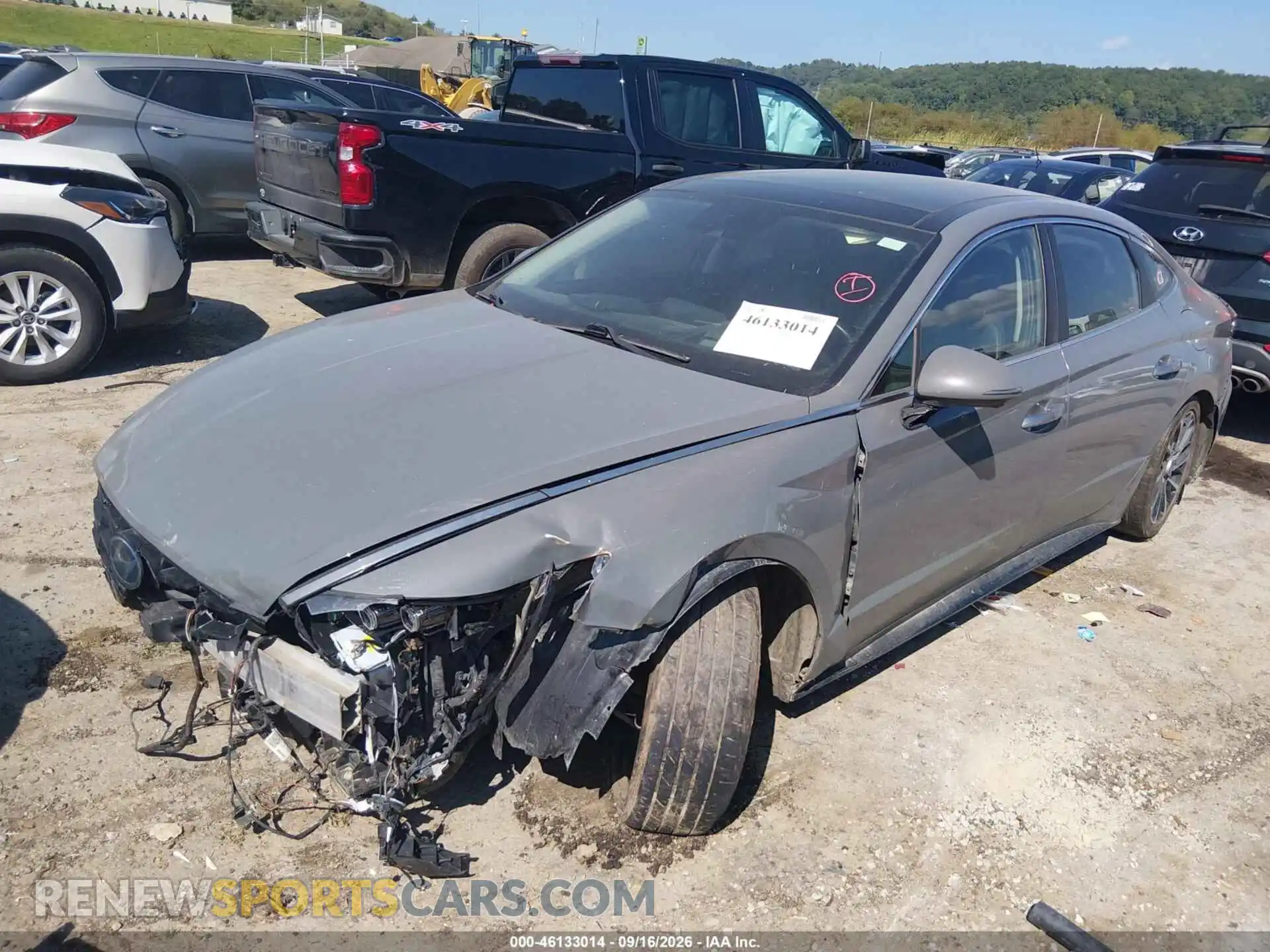 2 Photograph of a damaged car 5NPEH4J22MH092369 HYUNDAI SONATA 2021