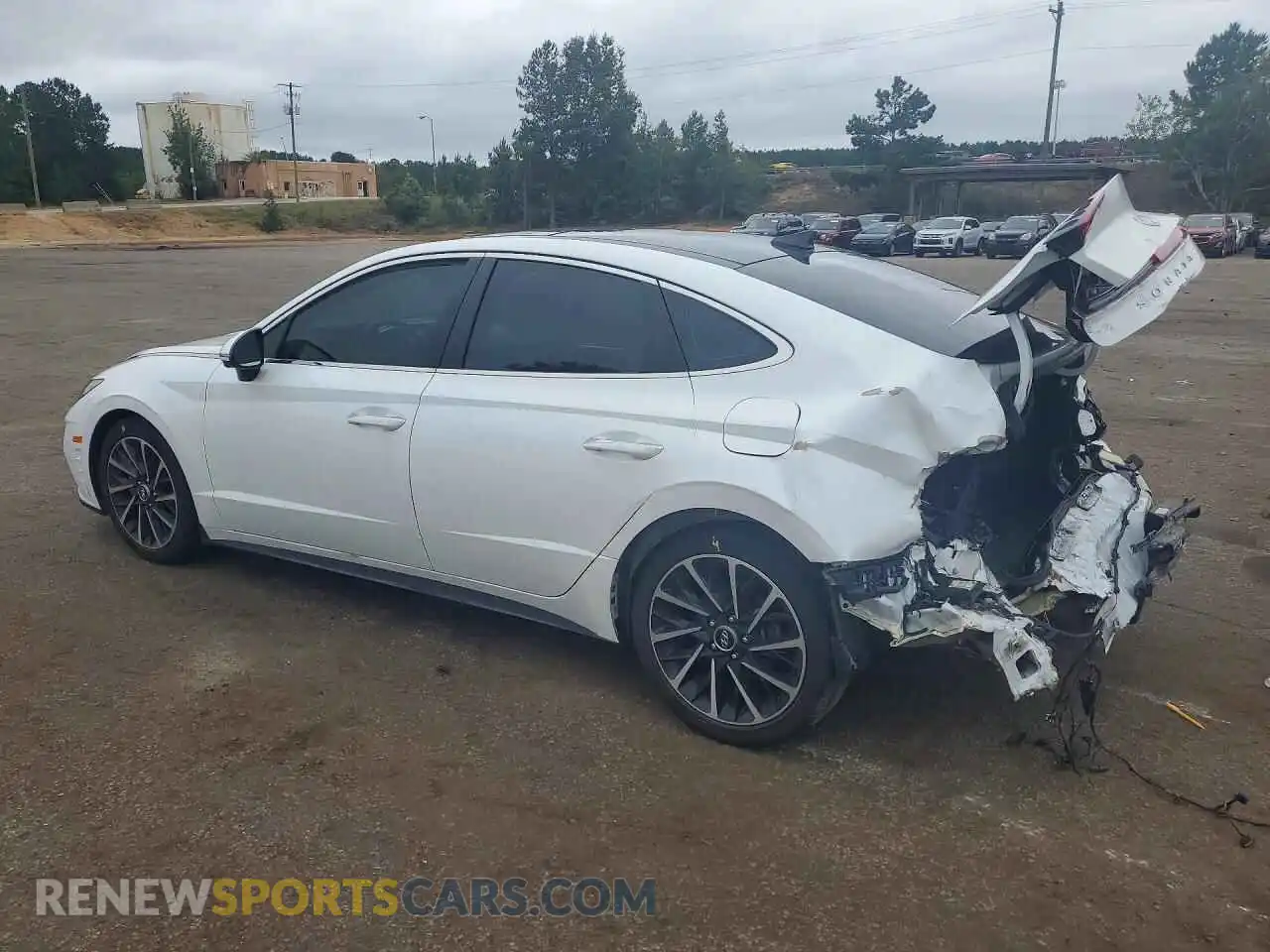 2 Photograph of a damaged car 5NPEH4J22MH093232 HYUNDAI SONATA 2021