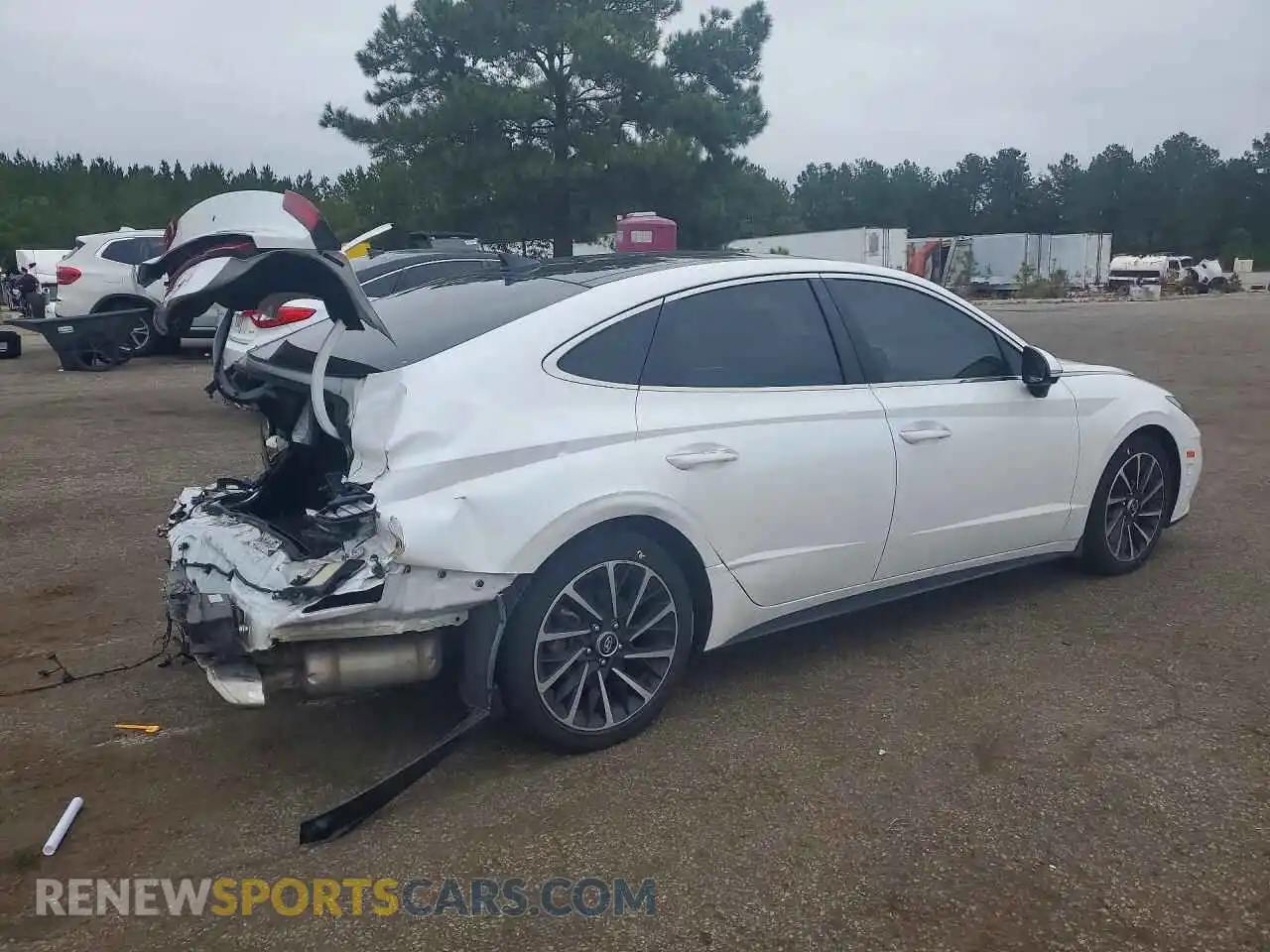 3 Photograph of a damaged car 5NPEH4J22MH093232 HYUNDAI SONATA 2021