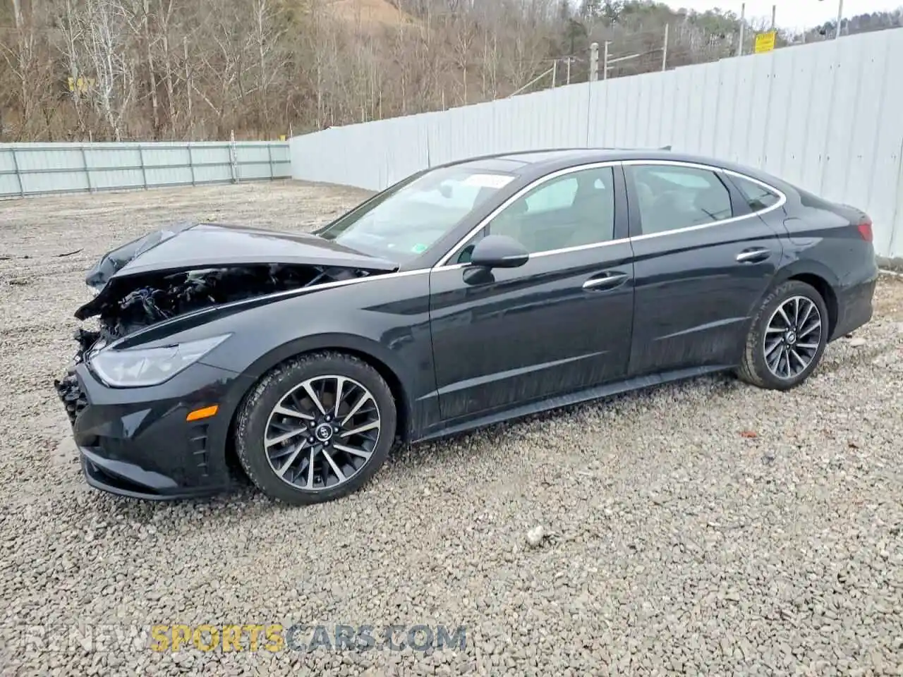 1 Photograph of a damaged car 5NPEH4J23MH070476 HYUNDAI SONATA 2021