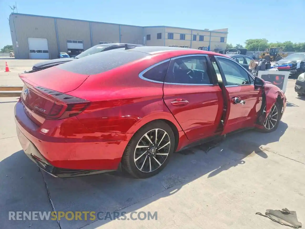 3 Photograph of a damaged car 5NPEH4J23MH079923 HYUNDAI SONATA 2021