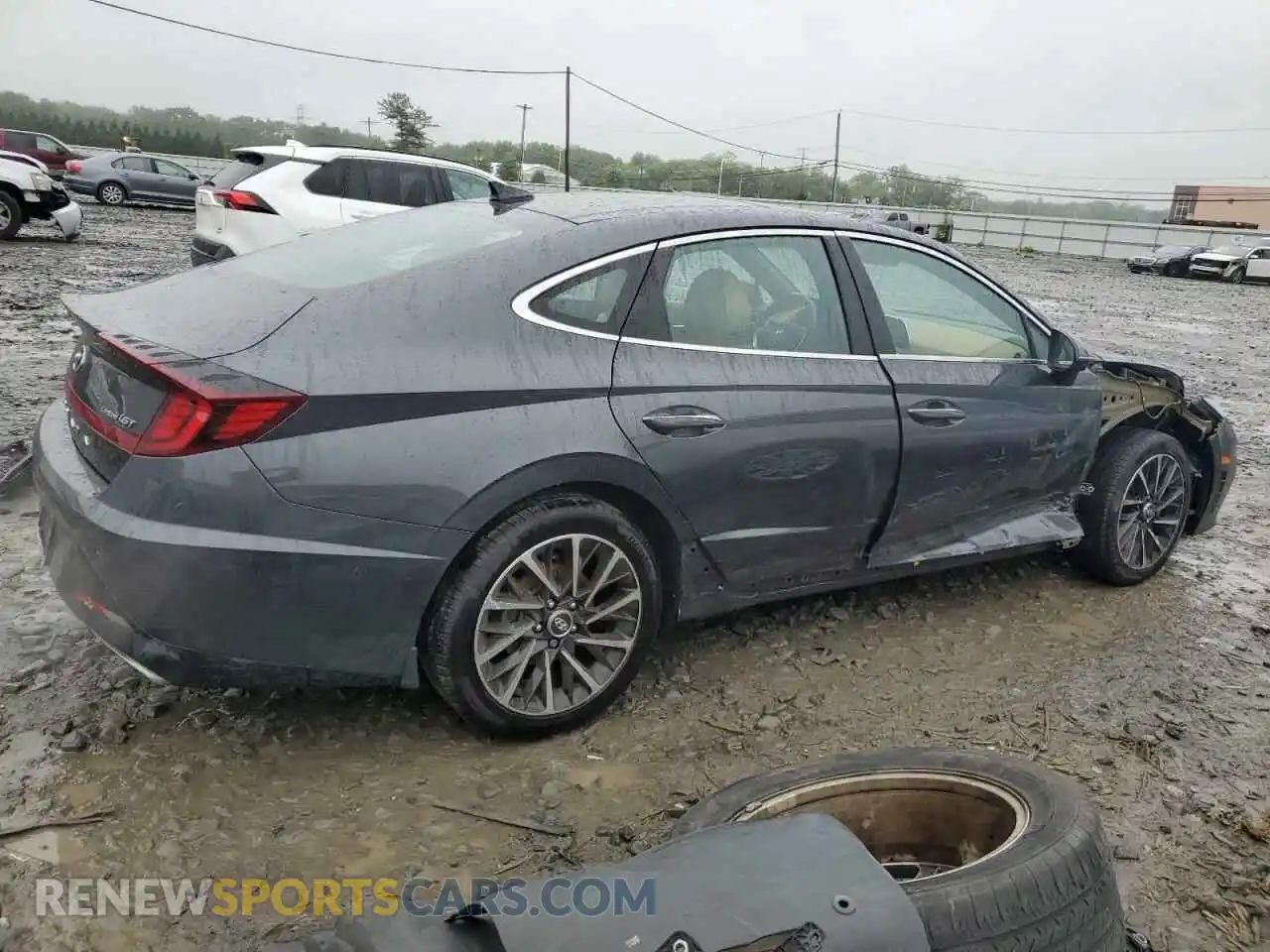 3 Photograph of a damaged car 5NPEH4J23MH087388 HYUNDAI SONATA 2021