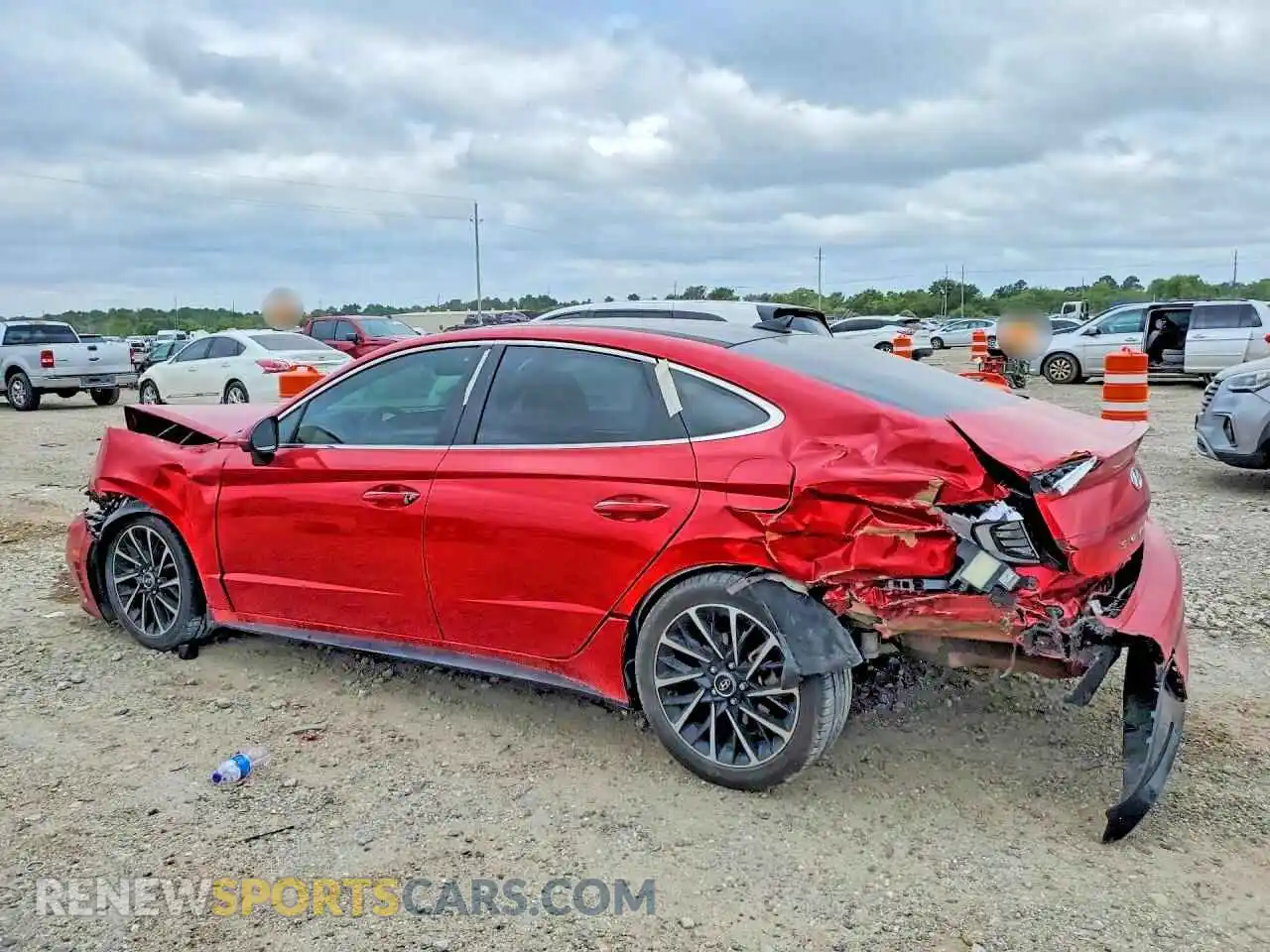 2 Photograph of a damaged car 5NPEH4J23MH089433 HYUNDAI SONATA 2021