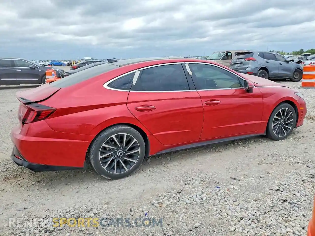 3 Photograph of a damaged car 5NPEH4J23MH089433 HYUNDAI SONATA 2021