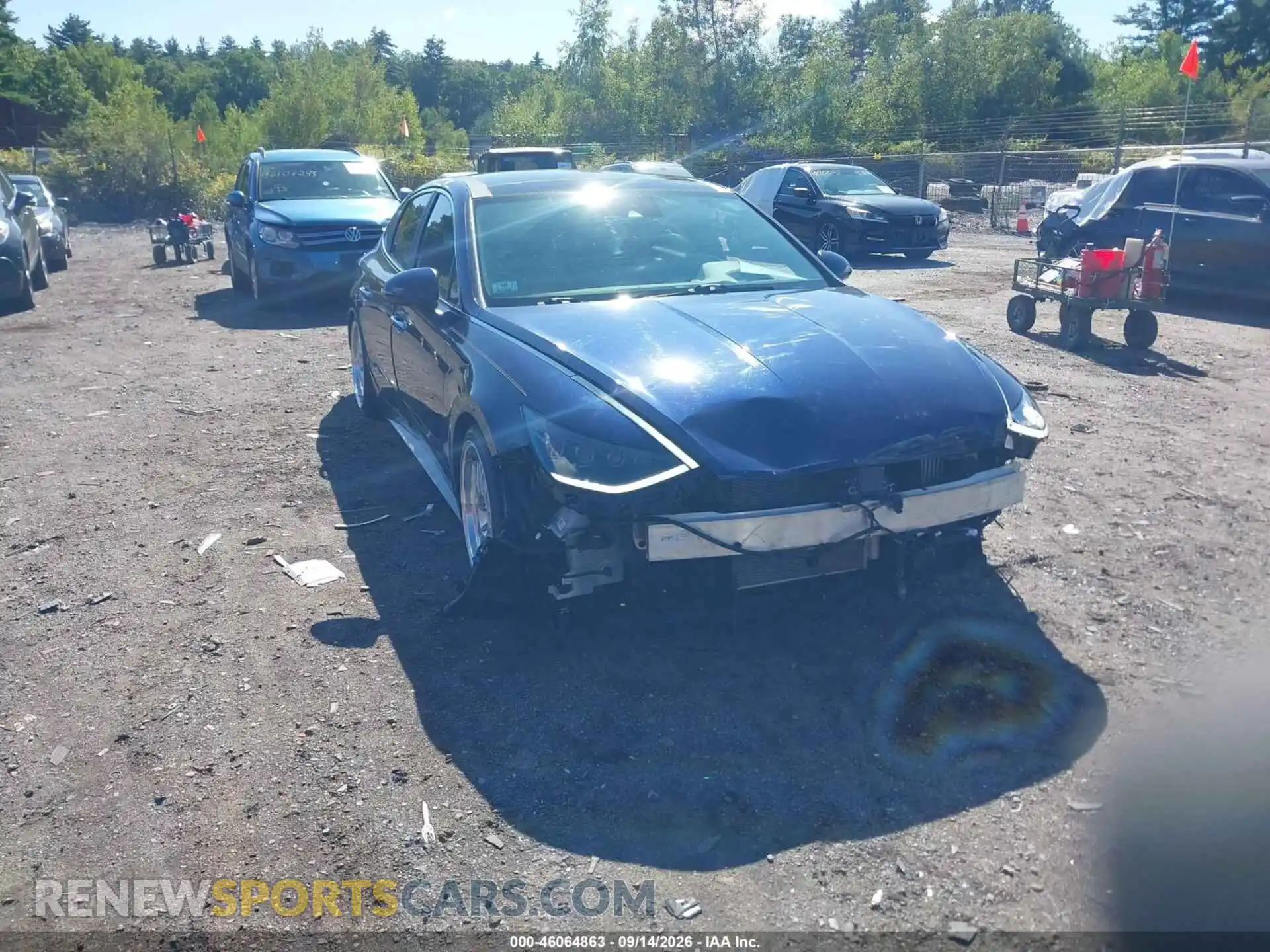 1 fotografías del automóvil dañado 5NPEH4J23MH093000 HYUNDAI SONATA 2021