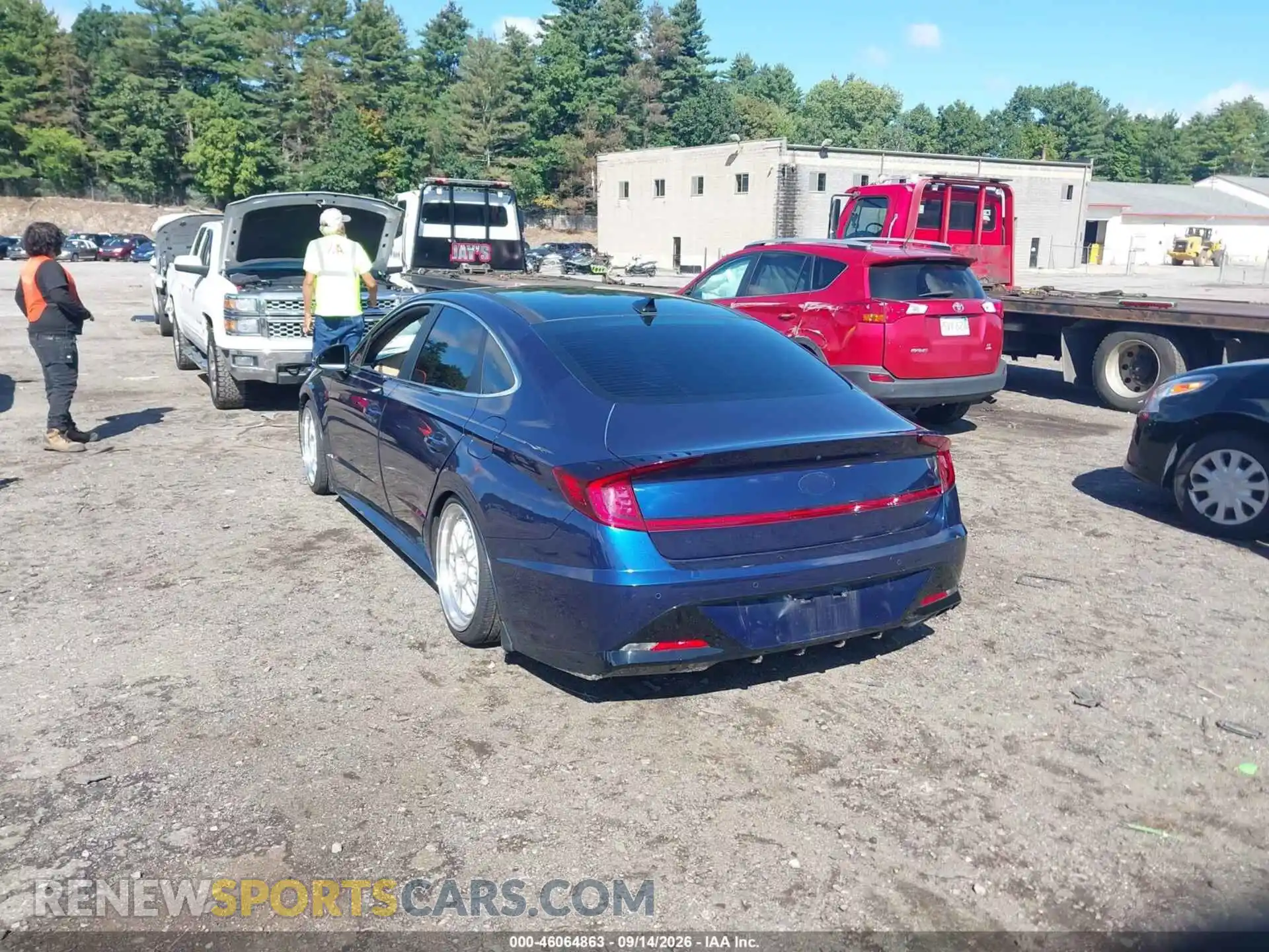 3 fotografías del automóvil dañado 5NPEH4J23MH093000 HYUNDAI SONATA 2021