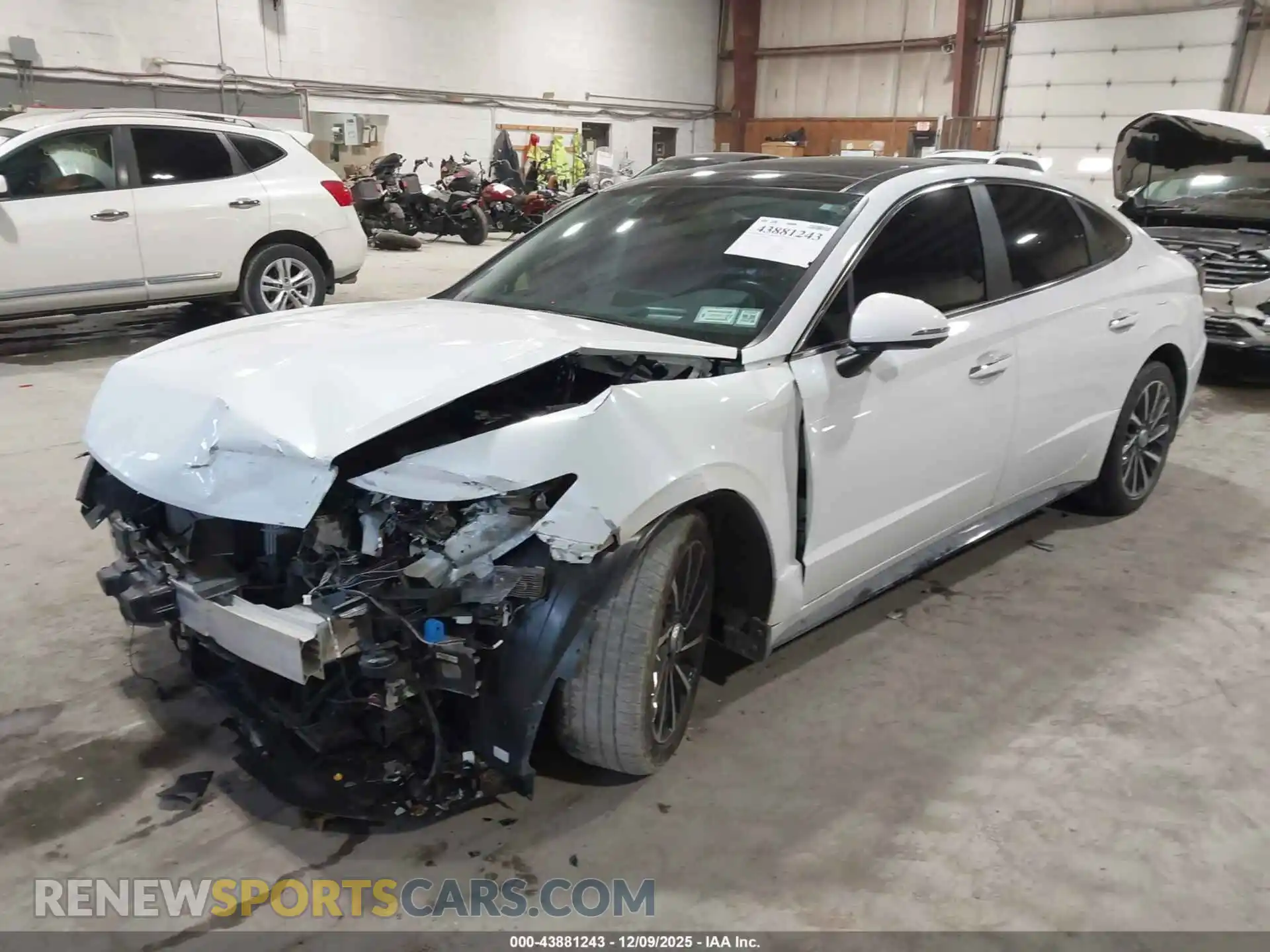 2 Photograph of a damaged car 5NPEH4J23MH095314 HYUNDAI SONATA 2021
