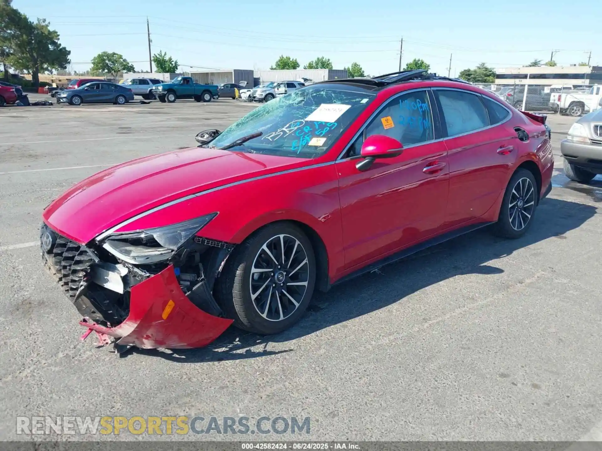 2 Photograph of a damaged car 5NPEH4J23MH097550 HYUNDAI SONATA 2021