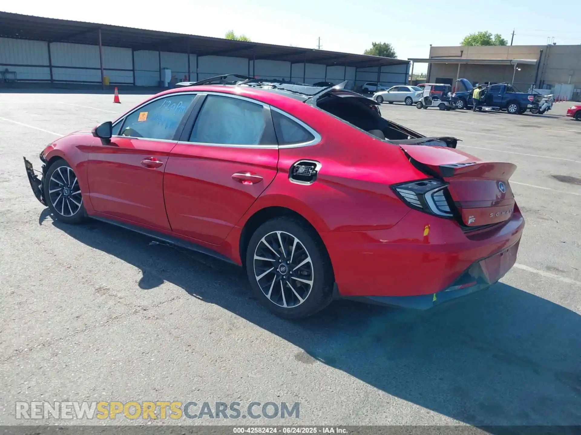 3 Photograph of a damaged car 5NPEH4J23MH097550 HYUNDAI SONATA 2021
