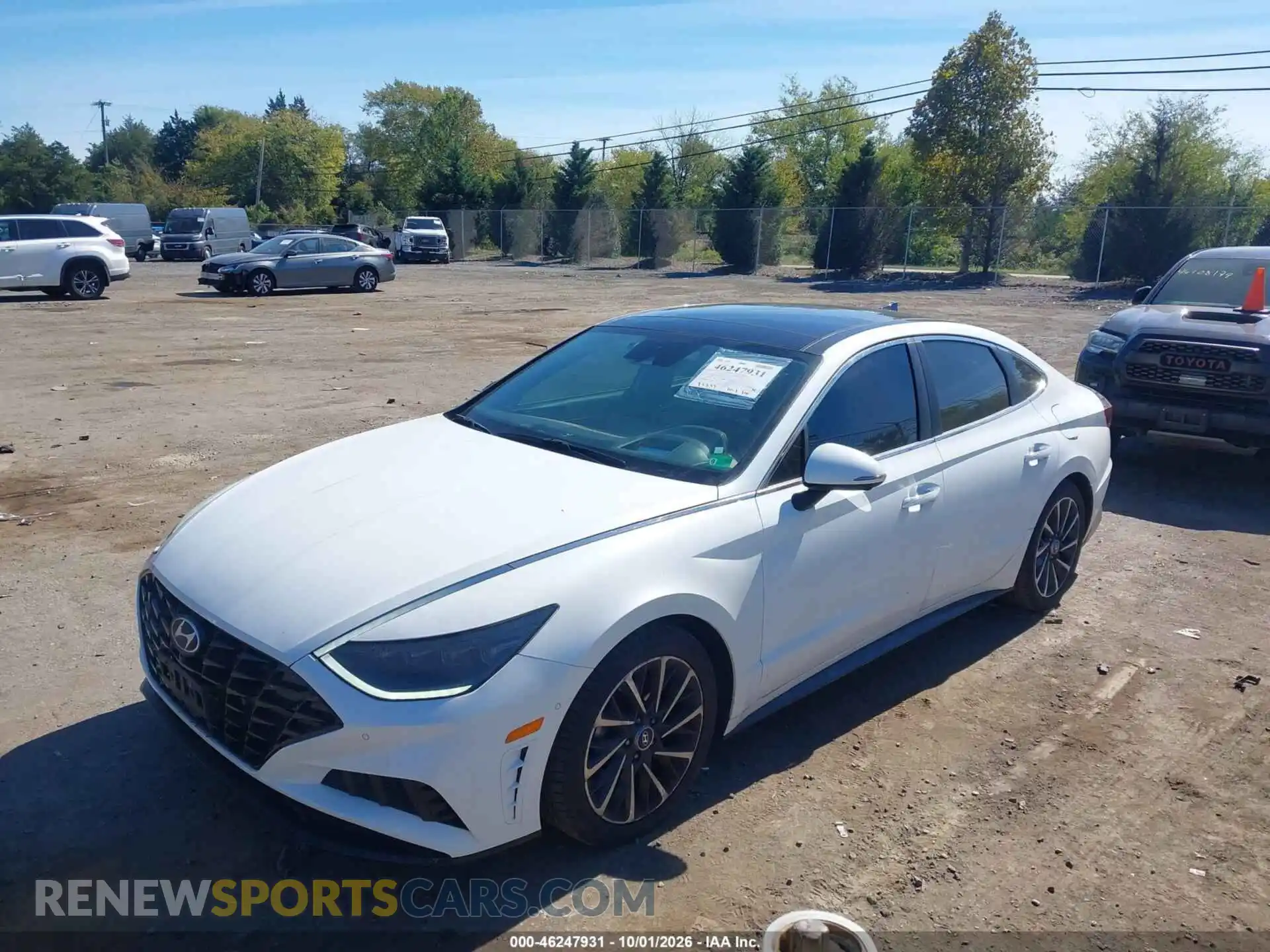 2 Photograph of a damaged car 5NPEH4J23MH113391 HYUNDAI SONATA 2021