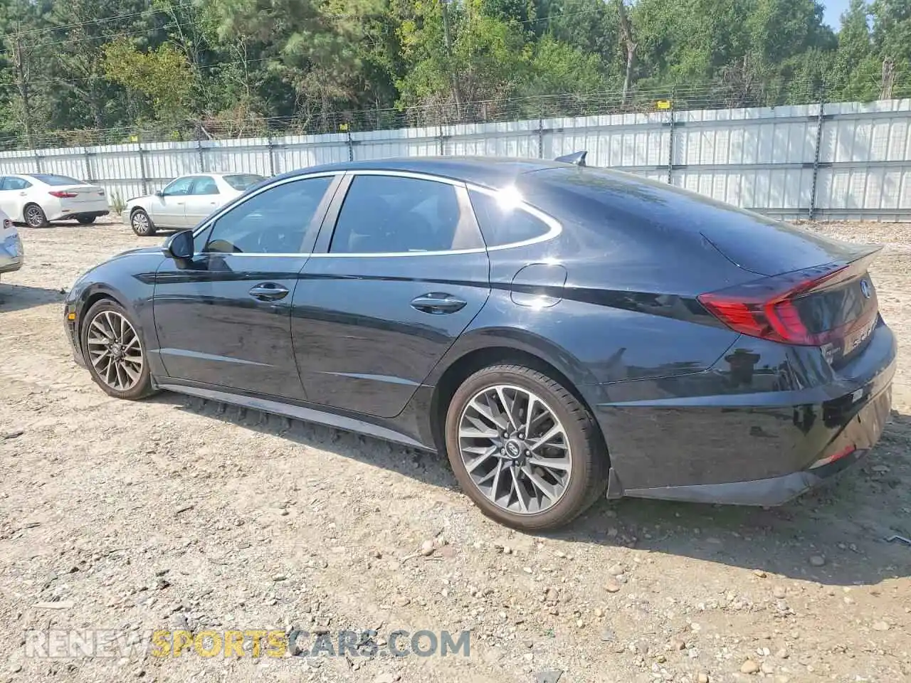2 Photograph of a damaged car 5NPEH4J23MH117702 HYUNDAI SONATA 2021