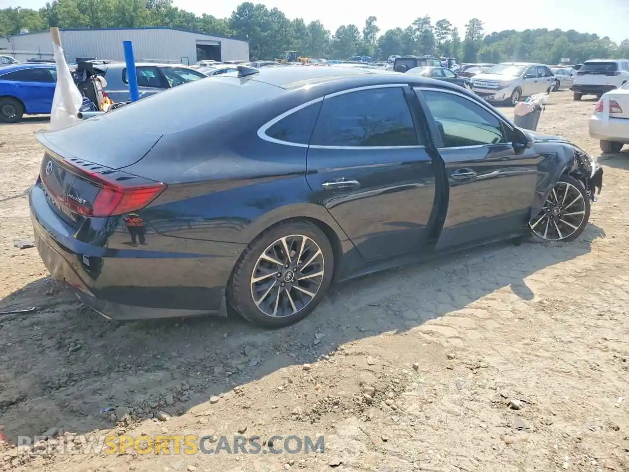 3 Photograph of a damaged car 5NPEH4J23MH117702 HYUNDAI SONATA 2021