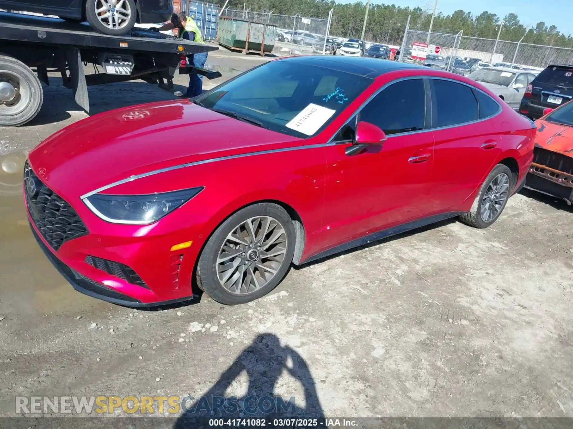 2 Photograph of a damaged car 5NPEH4J23MH119255 HYUNDAI SONATA 2021