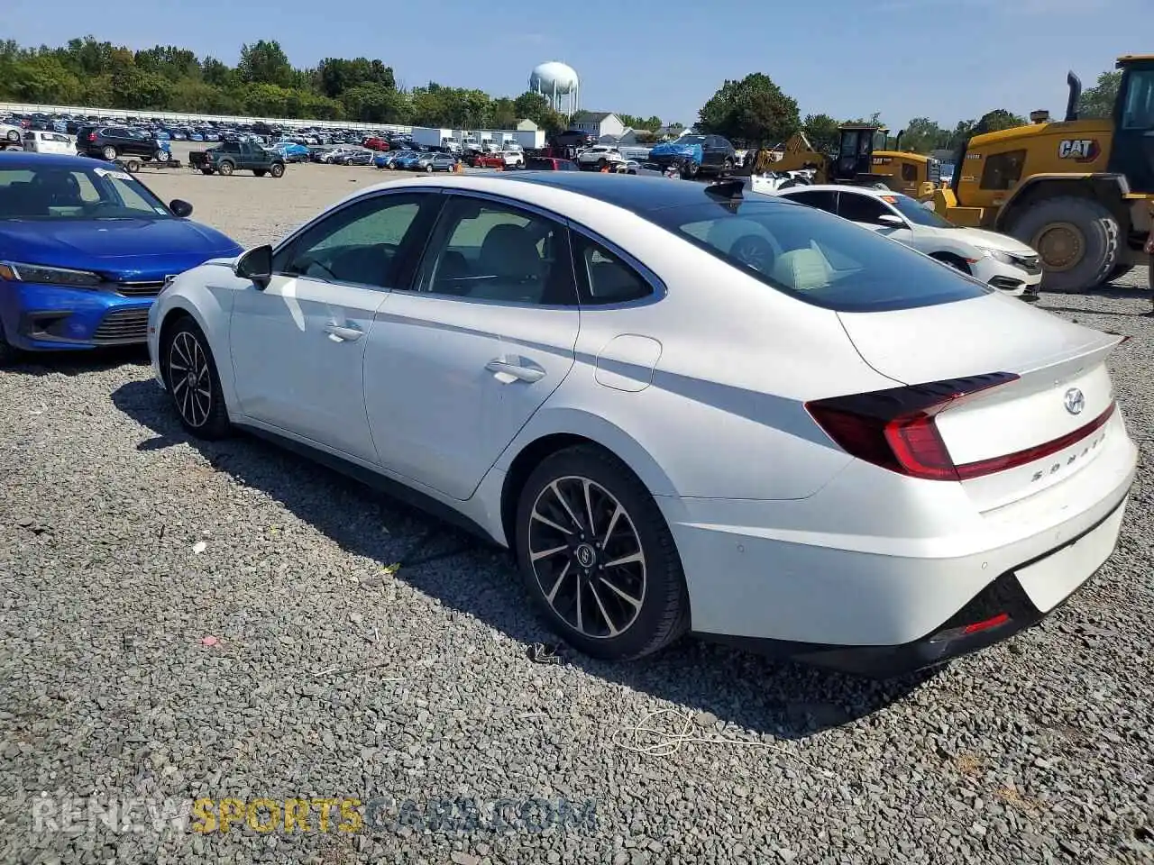 2 fotografías del automóvil dañado 5NPEH4J24MH071703 HYUNDAI SONATA 2021