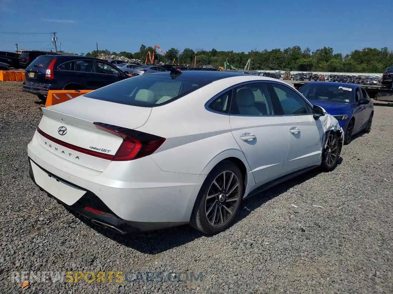 3 fotografías del automóvil dañado 5NPEH4J24MH071703 HYUNDAI SONATA 2021