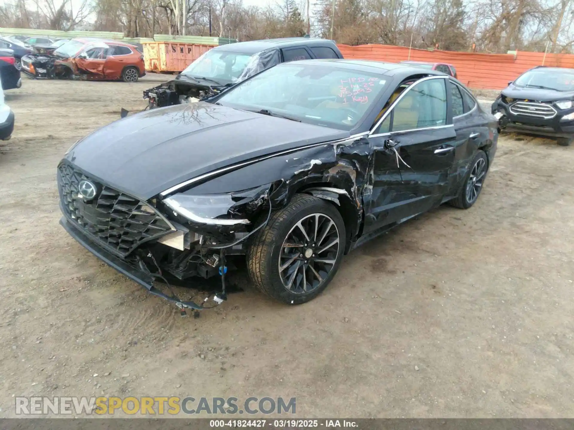 2 Photograph of a damaged car 5NPEH4J24MH085293 HYUNDAI SONATA 2021