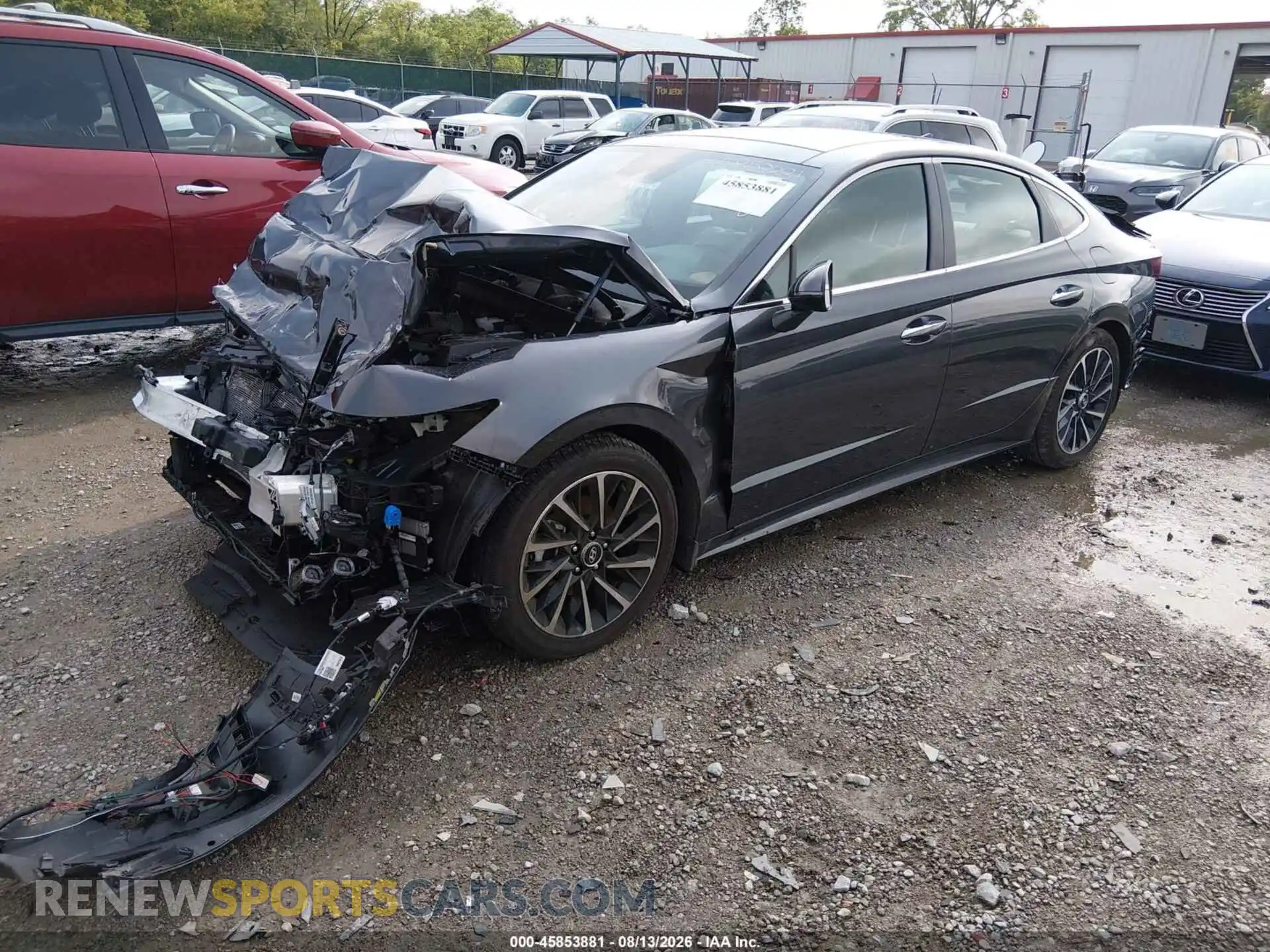 2 Photograph of a damaged car 5NPEH4J24MH087299 HYUNDAI SONATA 2021
