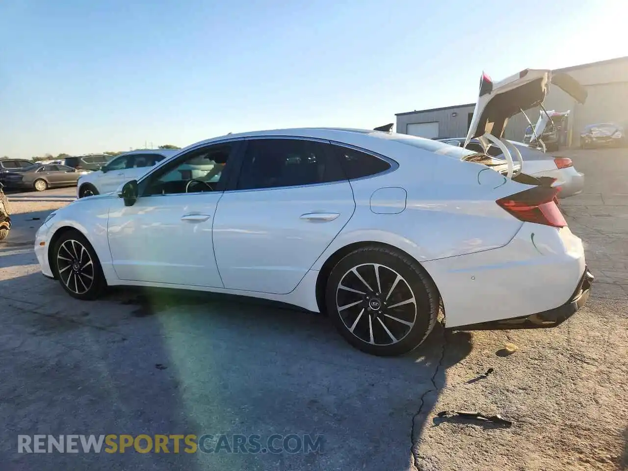 2 Photograph of a damaged car 5NPEH4J24MH099260 HYUNDAI SONATA 2021
