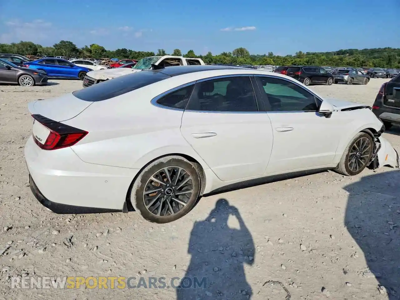 3 Photograph of a damaged car 5NPEH4J24MH100911 HYUNDAI SONATA 2021