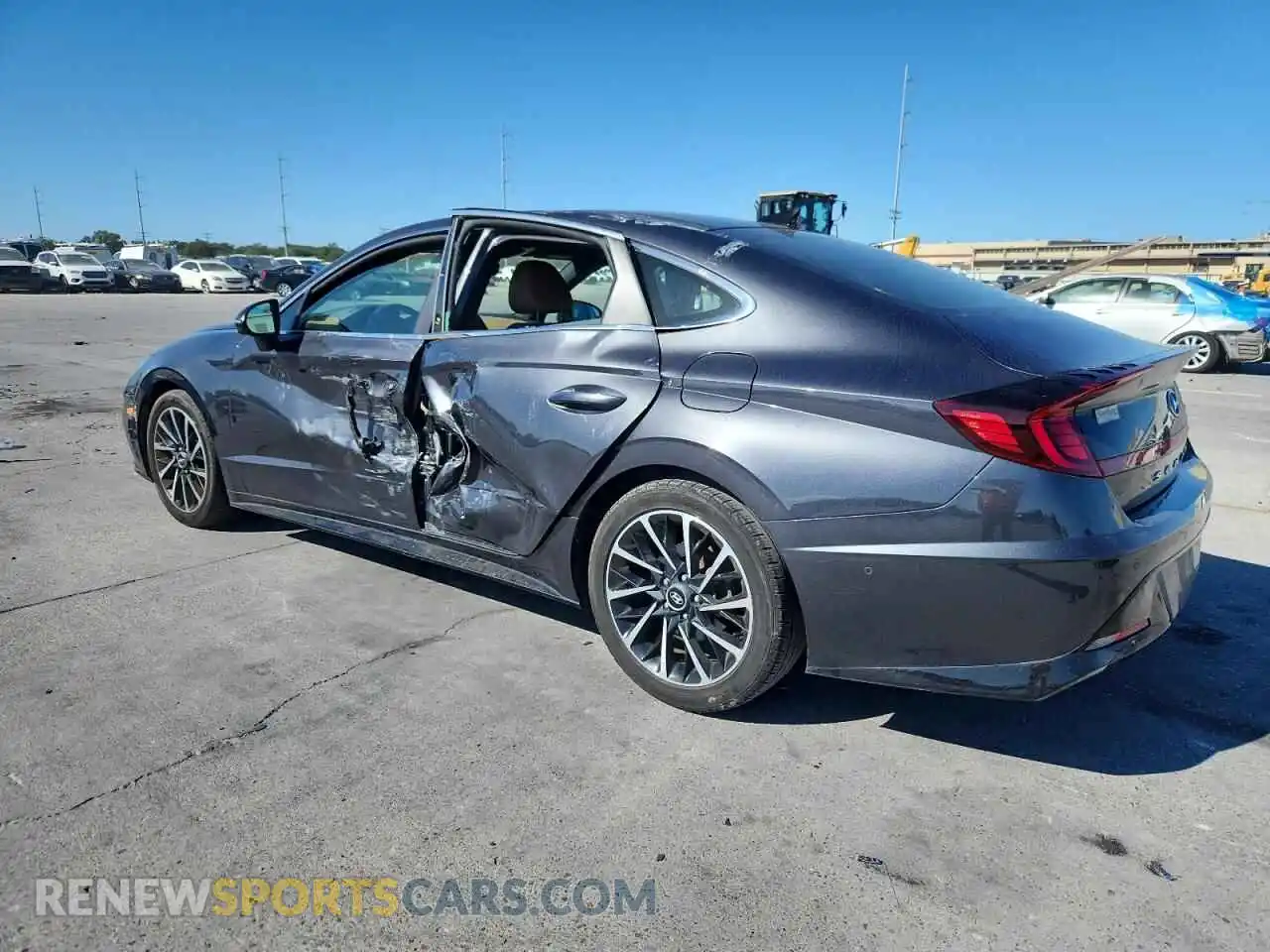 2 Photograph of a damaged car 5NPEH4J25MH064629 HYUNDAI SONATA 2021