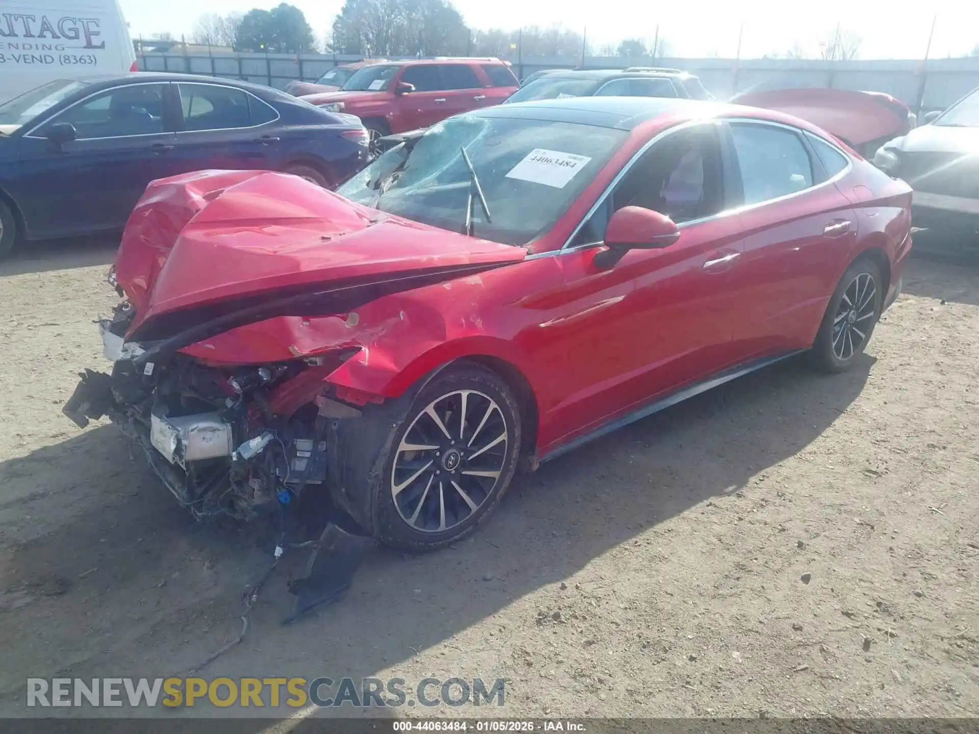 2 Photograph of a damaged car 5NPEH4J25MH082452 HYUNDAI SONATA 2021
