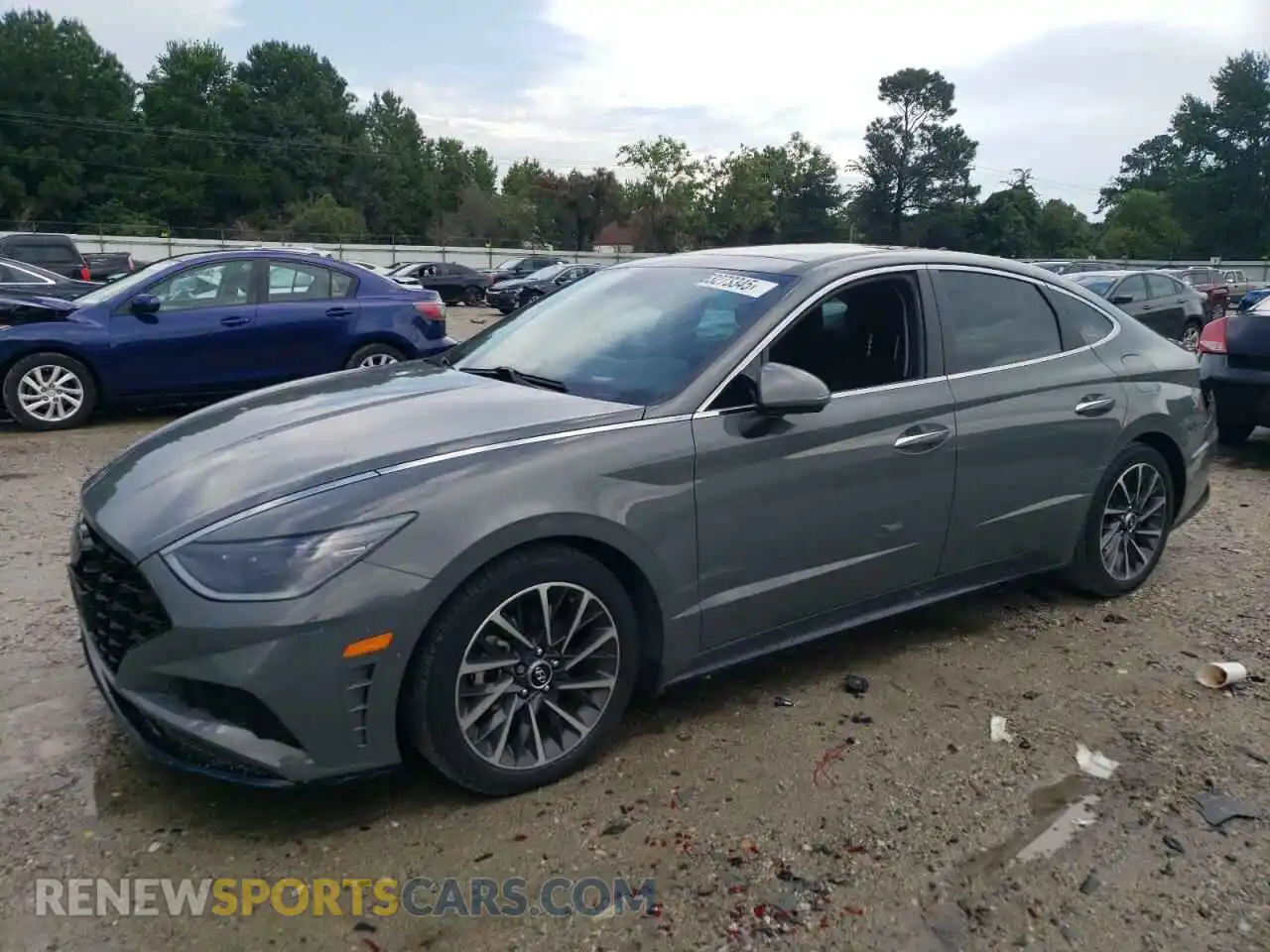 1 Photograph of a damaged car 5NPEH4J25MH097887 HYUNDAI SONATA 2021