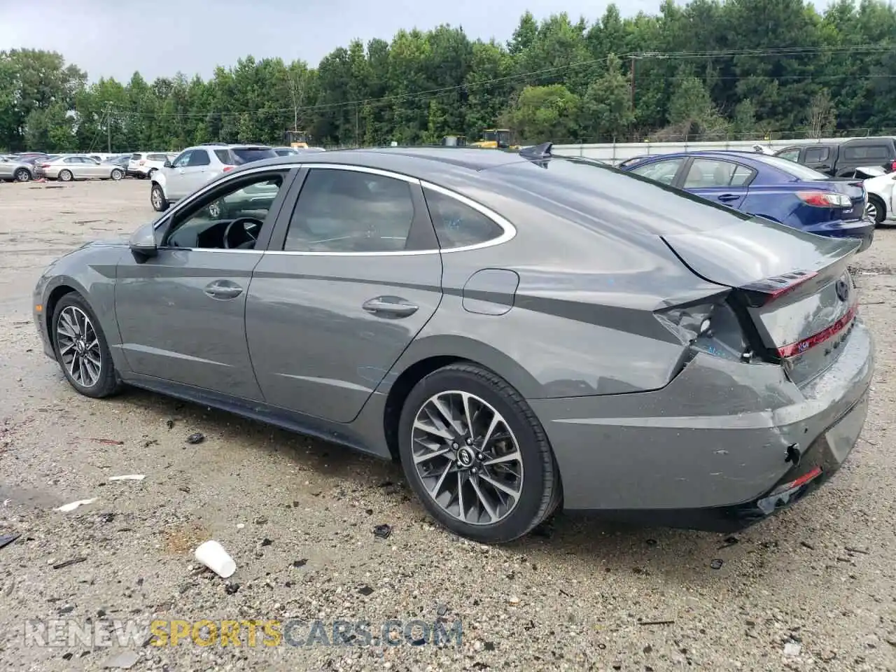 2 Photograph of a damaged car 5NPEH4J25MH097887 HYUNDAI SONATA 2021