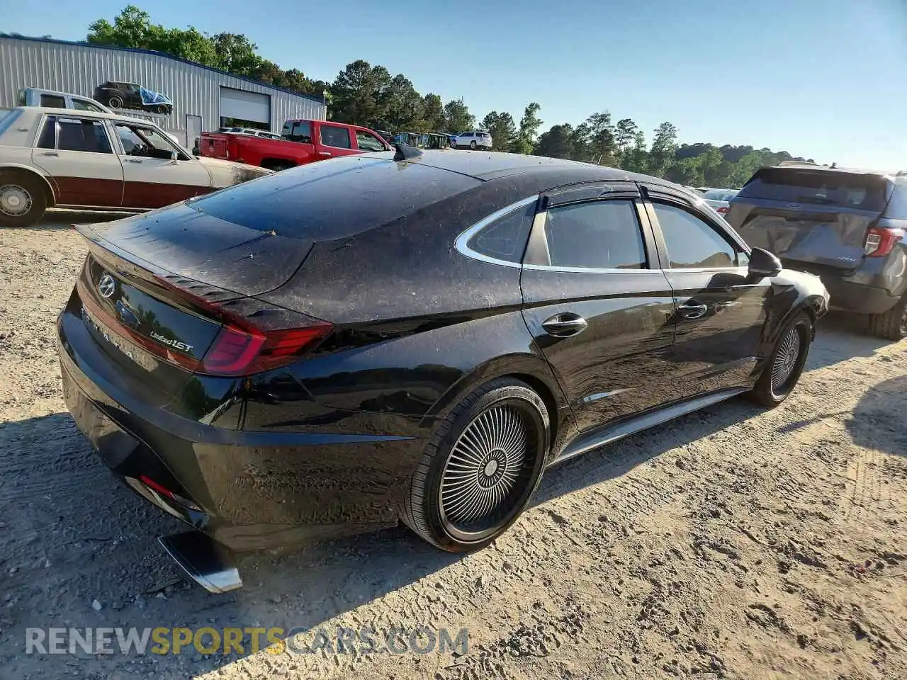 3 Photograph of a damaged car 5NPEH4J25MH109746 HYUNDAI SONATA 2021