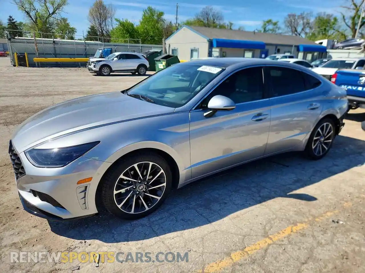 1 fotografías del automóvil dañado 5NPEH4J25MH123274 HYUNDAI SONATA 2021