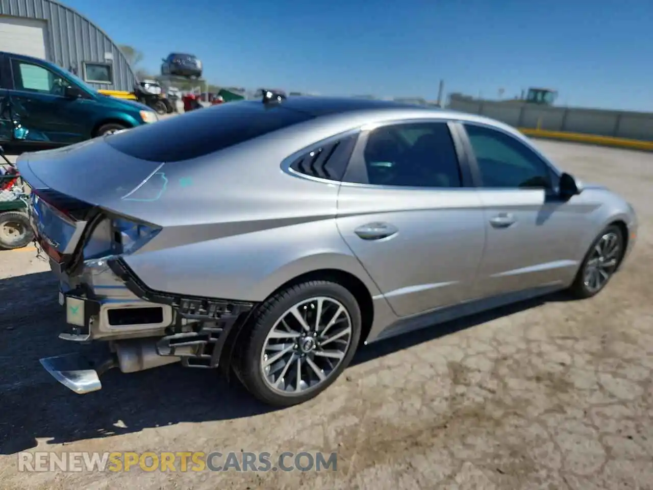 3 fotografías del automóvil dañado 5NPEH4J25MH123274 HYUNDAI SONATA 2021