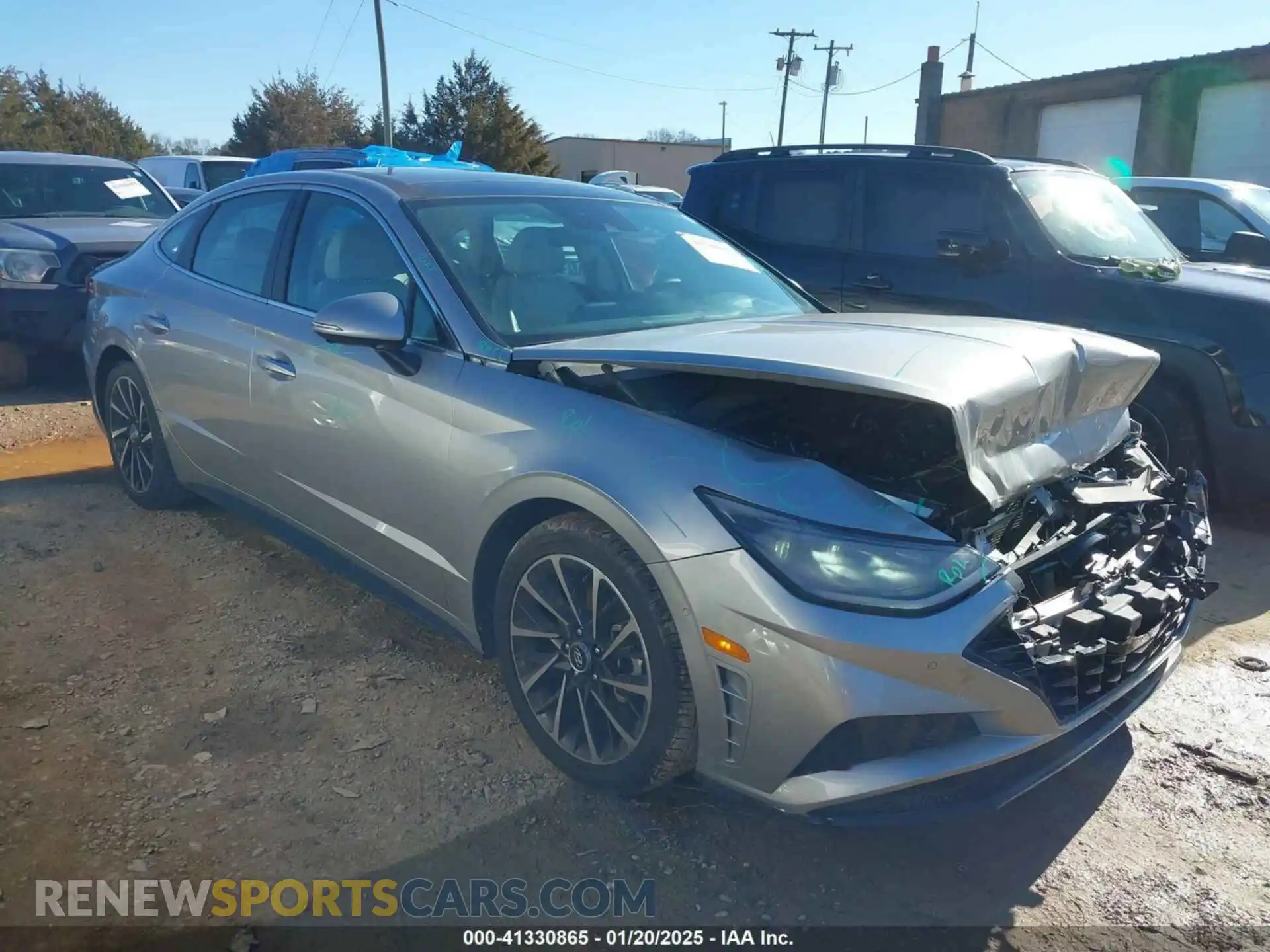 1 Photograph of a damaged car 5NPEH4J26MH066194 HYUNDAI SONATA 2021