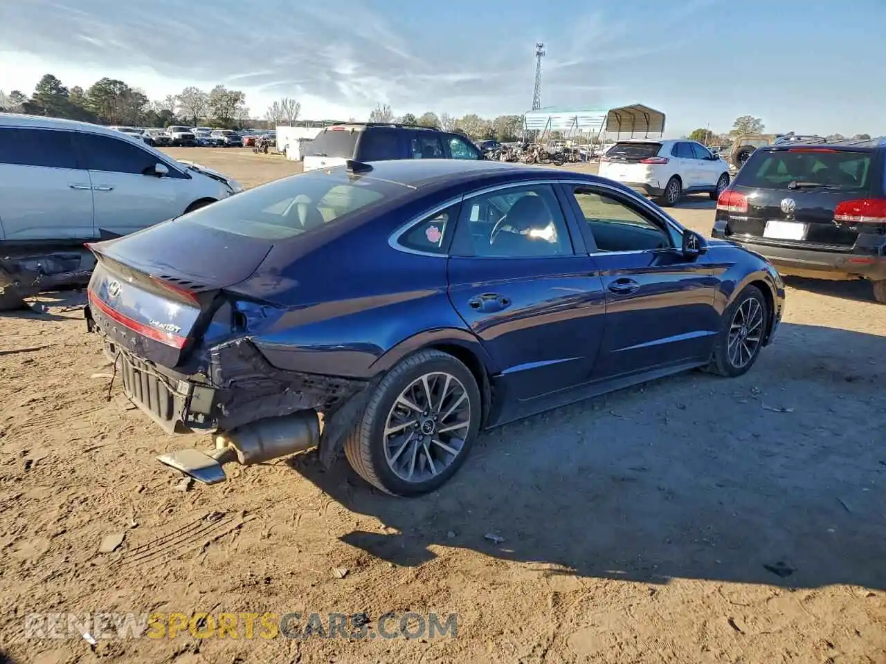 3 Photograph of a damaged car 5NPEH4J26MH106824 HYUNDAI SONATA 2021
