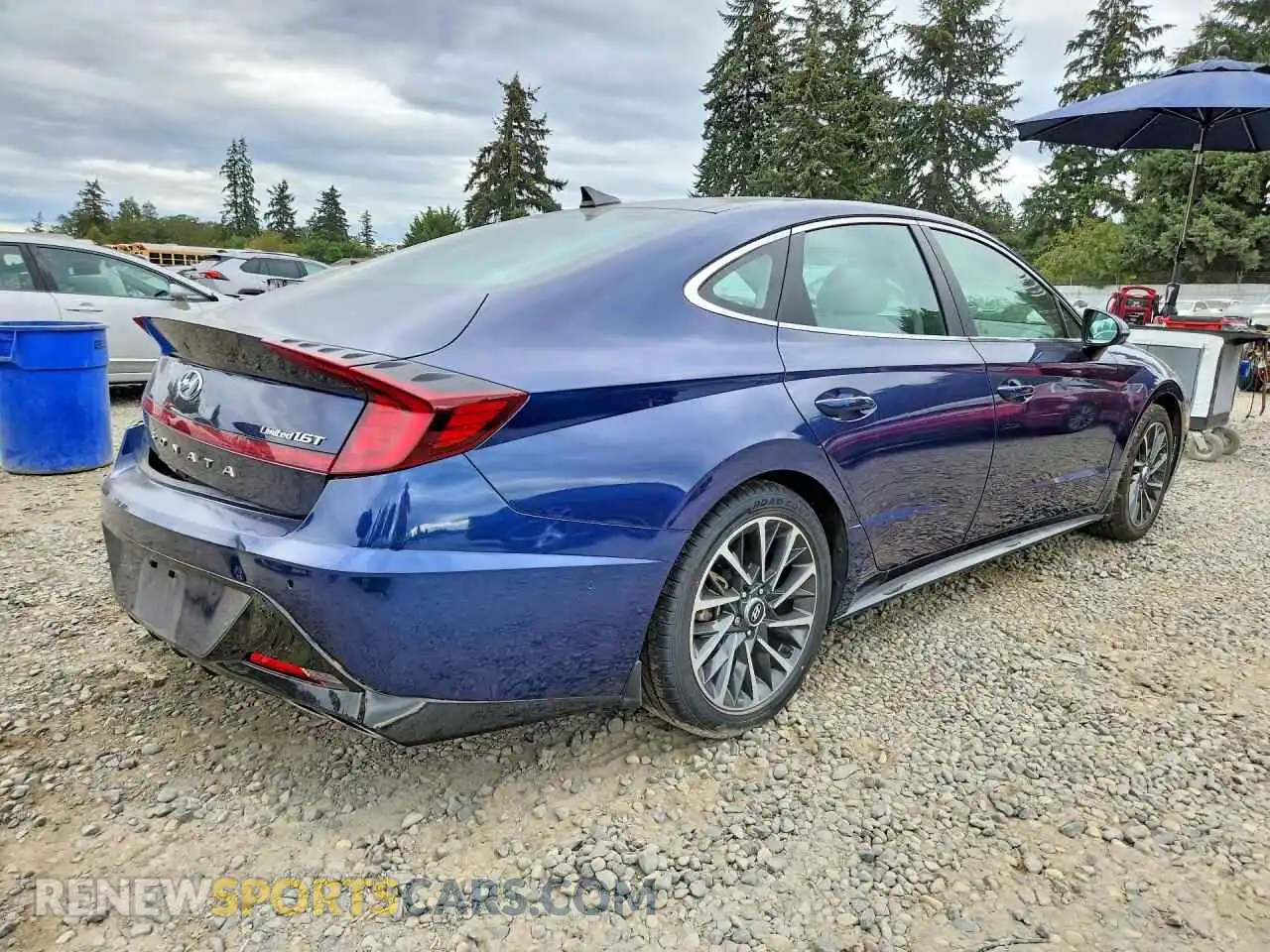 3 fotografías del automóvil dañado 5NPEH4J26MH117578 HYUNDAI SONATA 2021