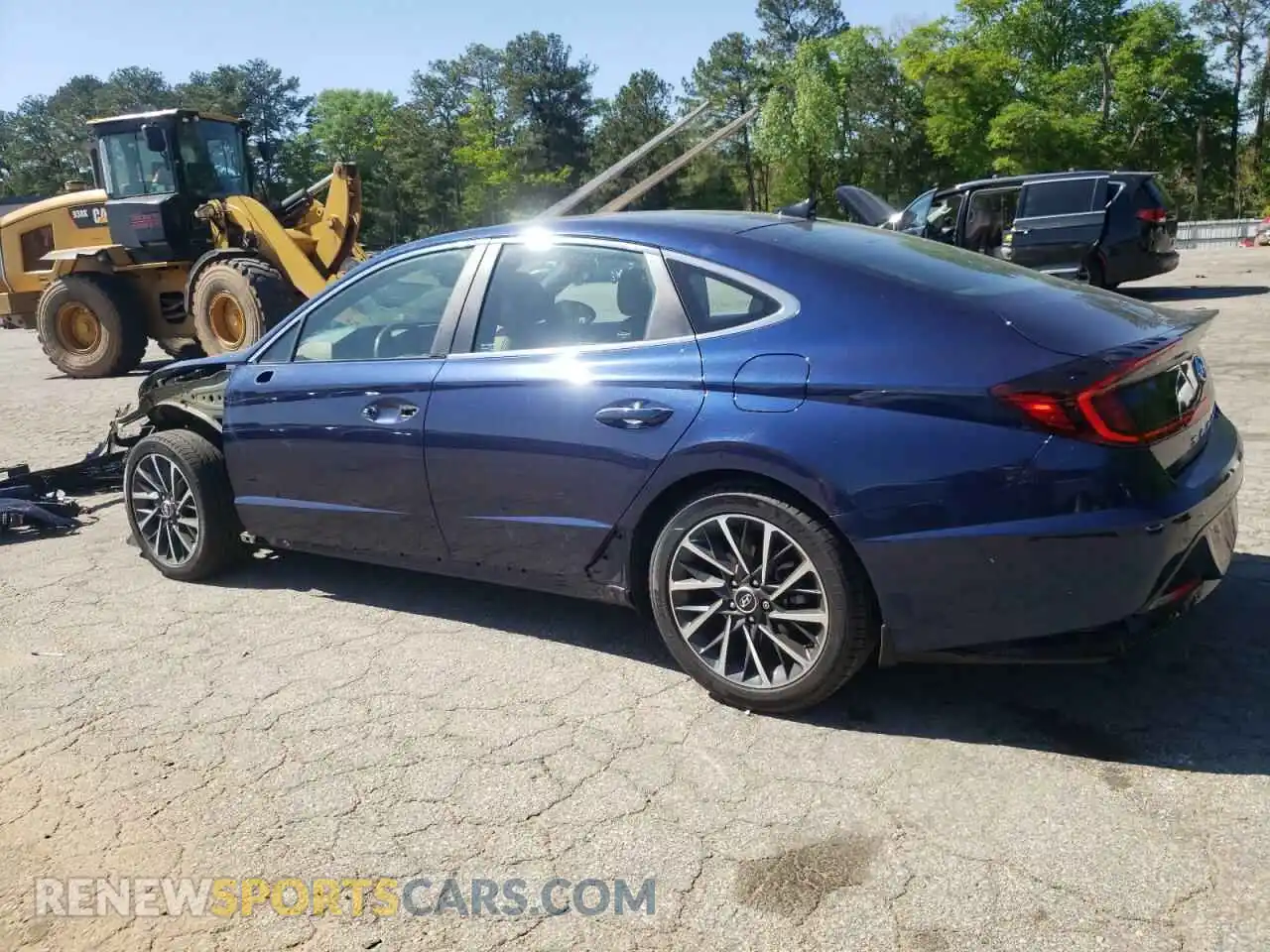 2 Photograph of a damaged car 5NPEH4J26MH118293 HYUNDAI SONATA 2021