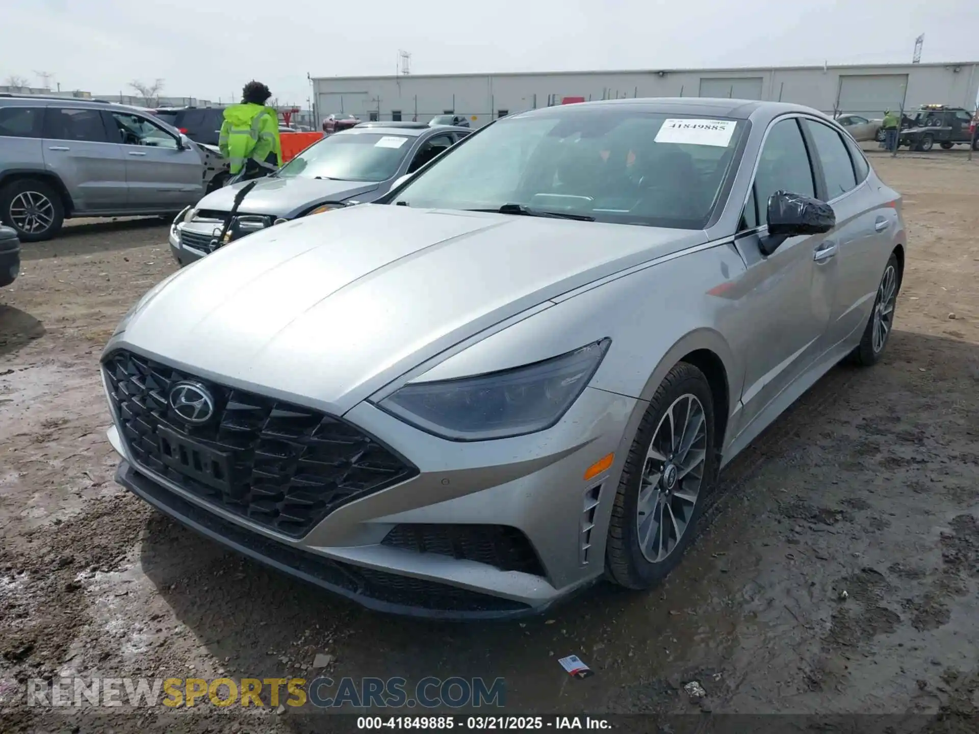 2 Photograph of a damaged car 5NPEH4J26MH123073 HYUNDAI SONATA 2021