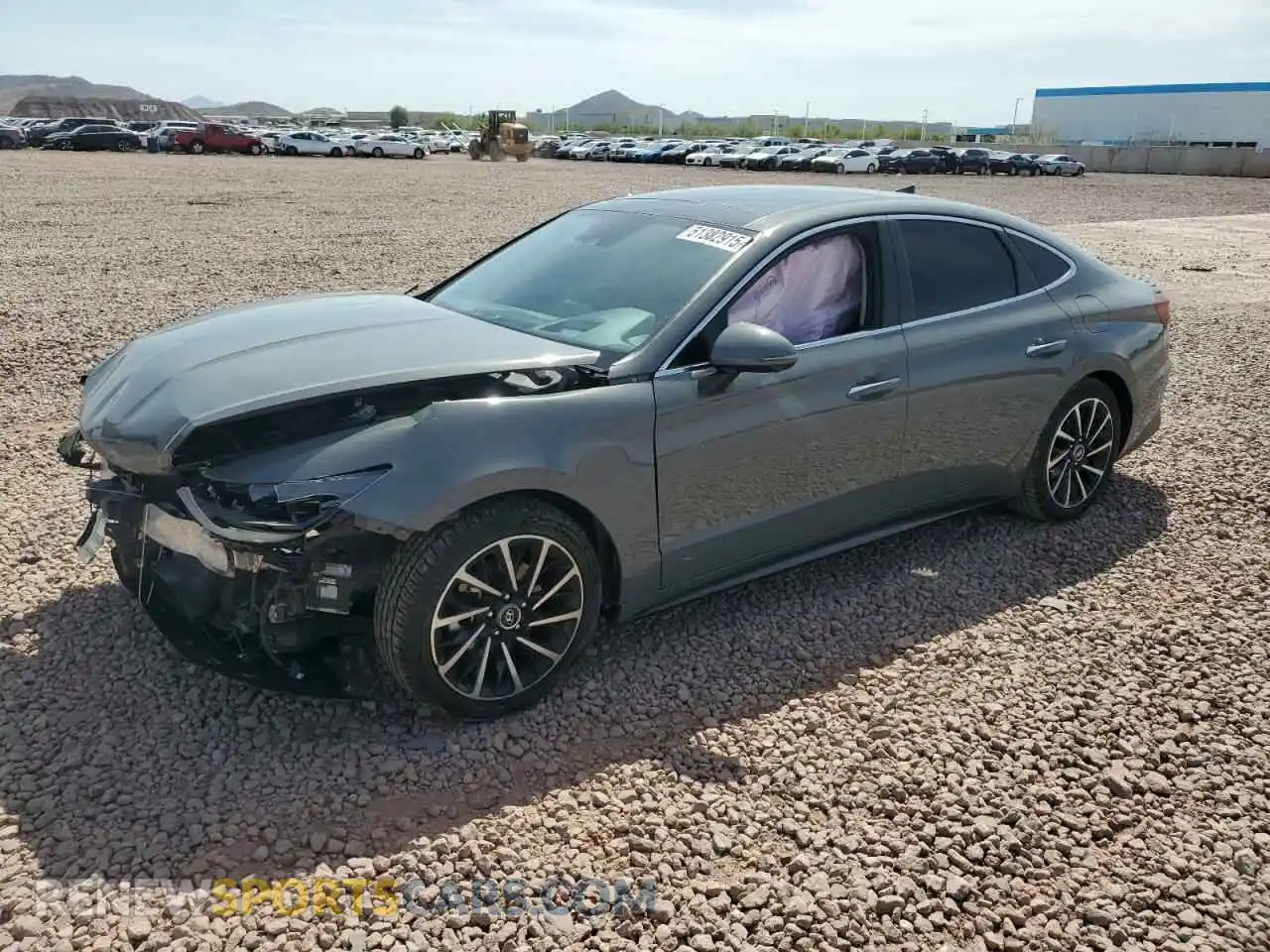 1 Photograph of a damaged car 5NPEH4J27MH067760 HYUNDAI SONATA 2021