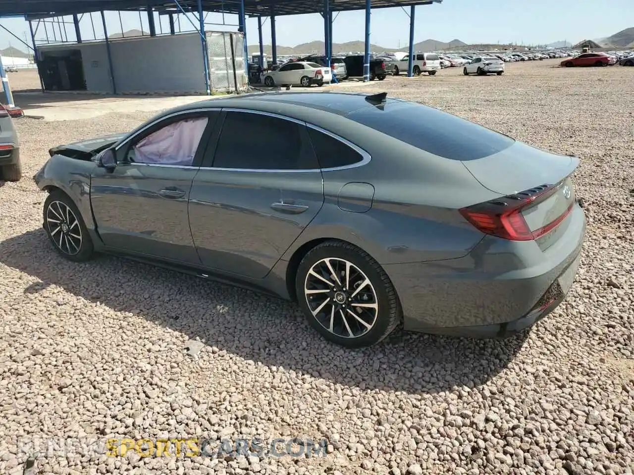 2 Photograph of a damaged car 5NPEH4J27MH067760 HYUNDAI SONATA 2021