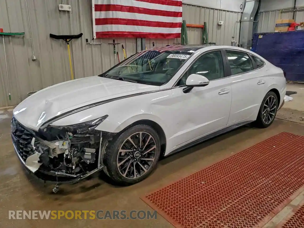 1 Photograph of a damaged car 5NPEH4J27MH069007 HYUNDAI SONATA 2021