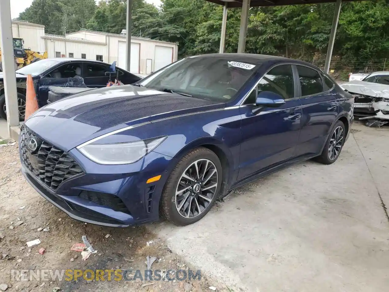 1 Photograph of a damaged car 5NPEH4J28MH063989 HYUNDAI SONATA 2021