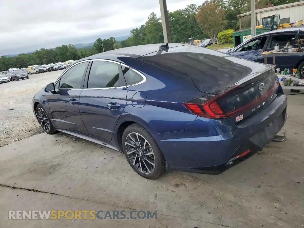 2 Photograph of a damaged car 5NPEH4J28MH063989 HYUNDAI SONATA 2021