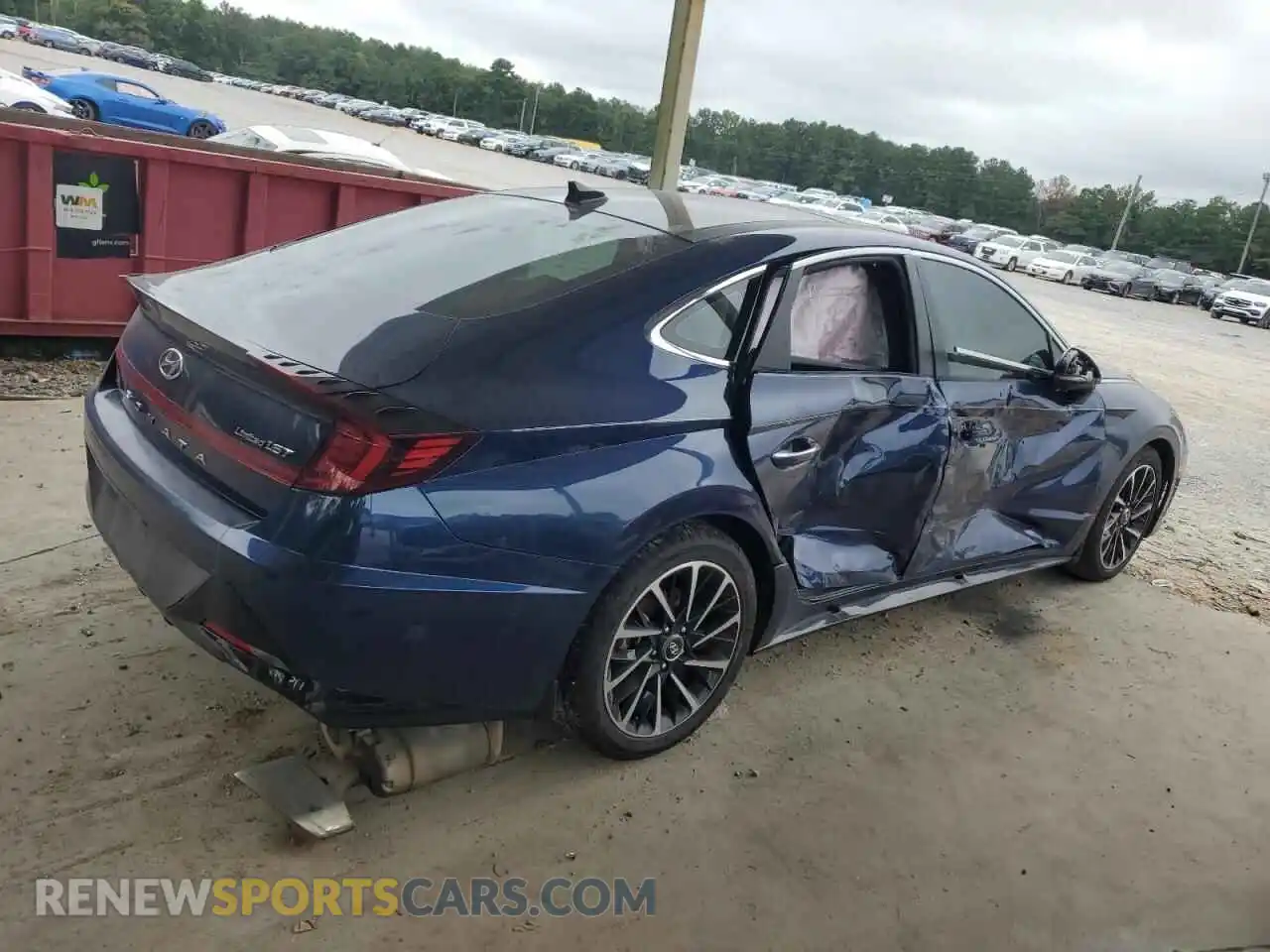 3 Photograph of a damaged car 5NPEH4J28MH063989 HYUNDAI SONATA 2021