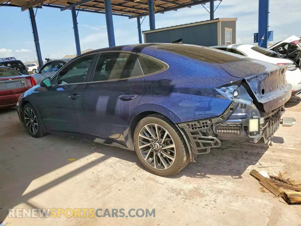 2 Photograph of a damaged car 5NPEH4J28MH090447 HYUNDAI SONATA 2021