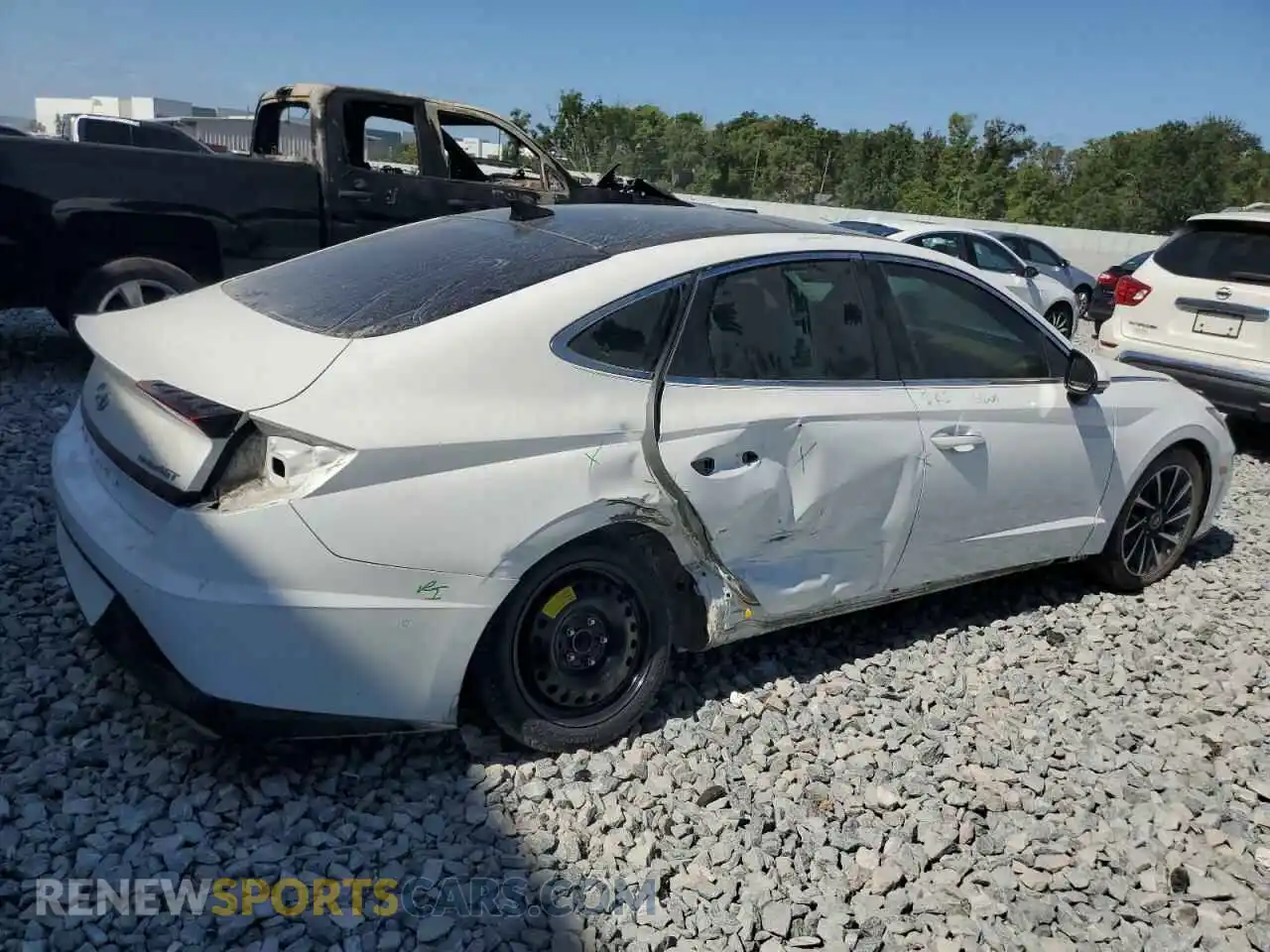 3 Photograph of a damaged car 5NPEH4J29MH072166 HYUNDAI SONATA 2021