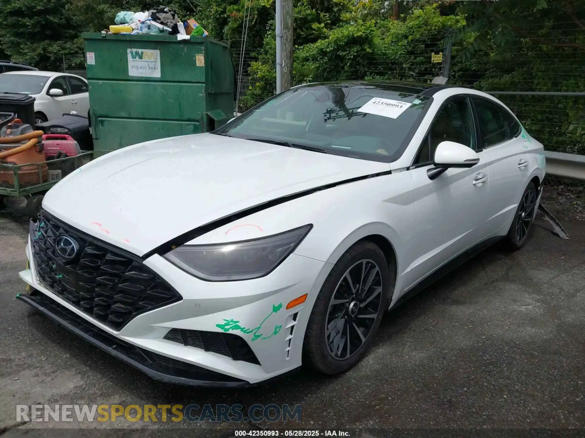 2 Photograph of a damaged car 5NPEH4J29MH074774 HYUNDAI SONATA 2021