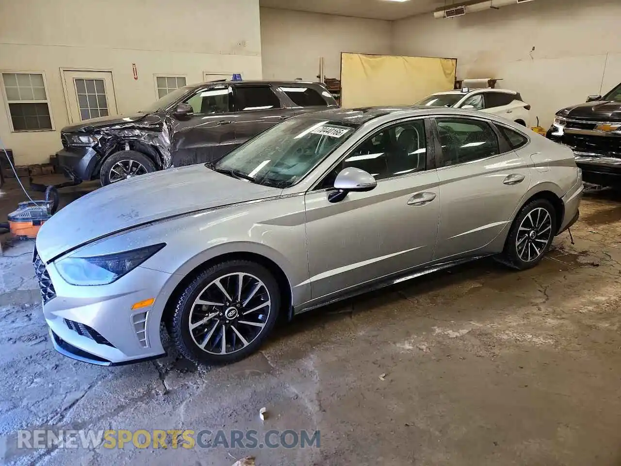 1 Photograph of a damaged car 5NPEH4J29MH078582 HYUNDAI SONATA 2021