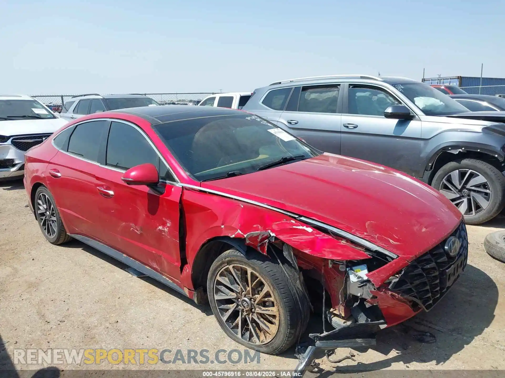 1 Photograph of a damaged car 5NPEH4J29MH083104 HYUNDAI SONATA 2021