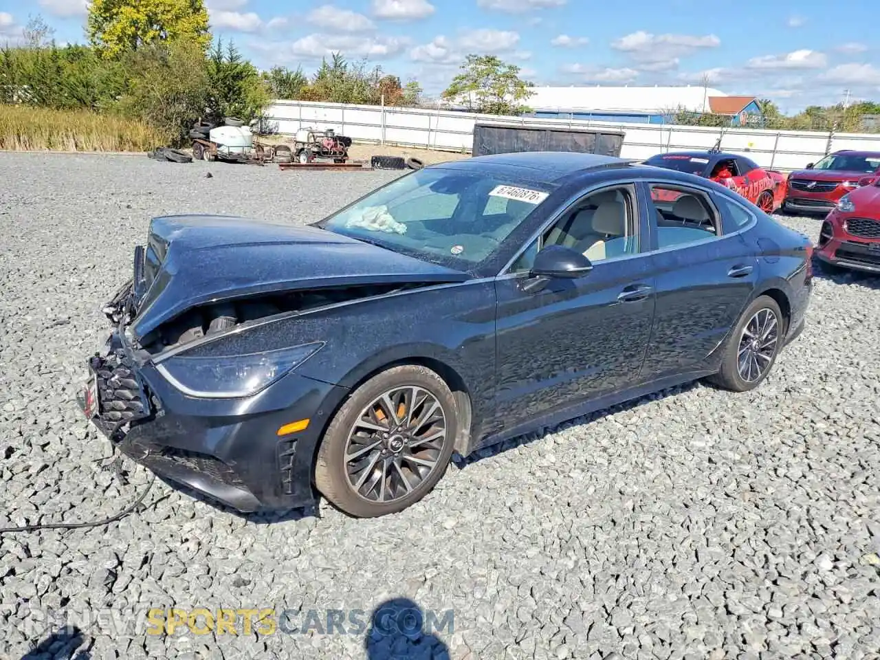 1 fotografías del automóvil dañado 5NPEH4J29MH087699 HYUNDAI SONATA 2021