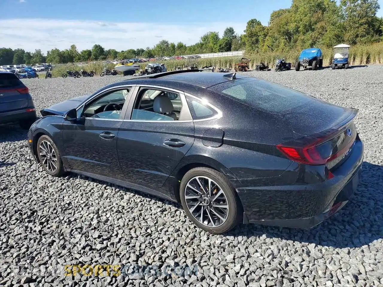 2 fotografías del automóvil dañado 5NPEH4J29MH087699 HYUNDAI SONATA 2021